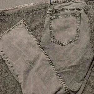 H&M wide leg blue jeans sz 8 worn once
